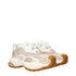 Versace Beige Fabric Chunky Sneakers Shoes with Logo Details for Women